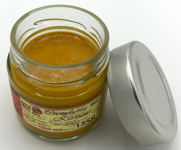 Cremehonig mit Kurkuma 125g – Bild 3