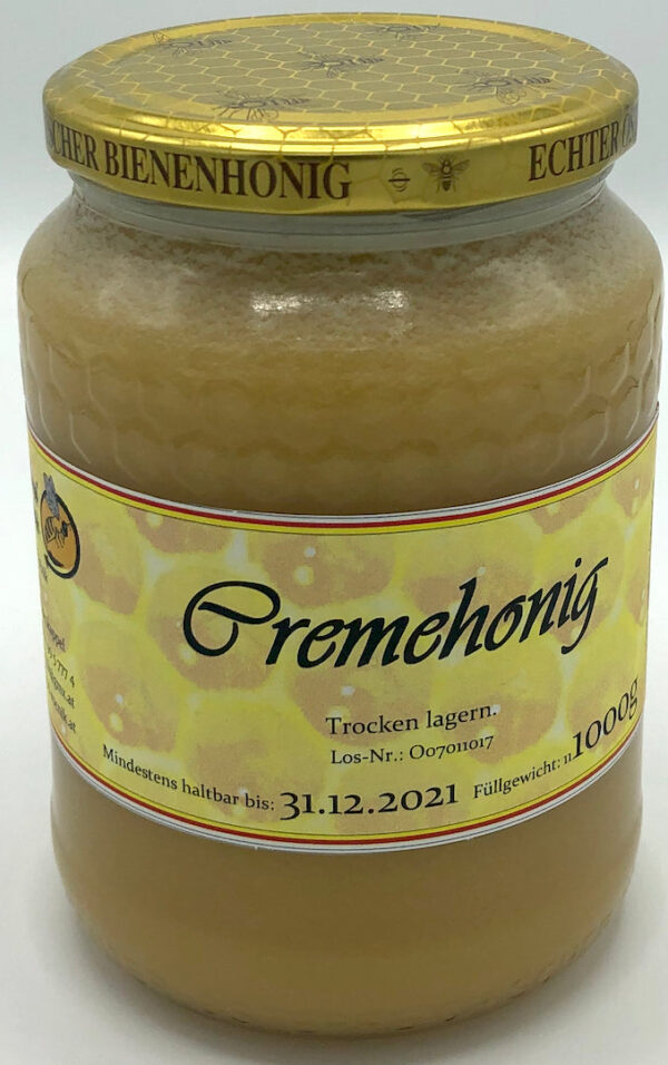 Cremehonig 1000g – Bild 2