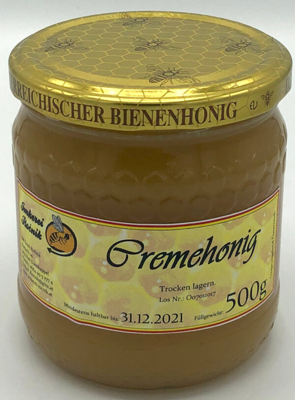 Cremehonig 500g – Bild 2