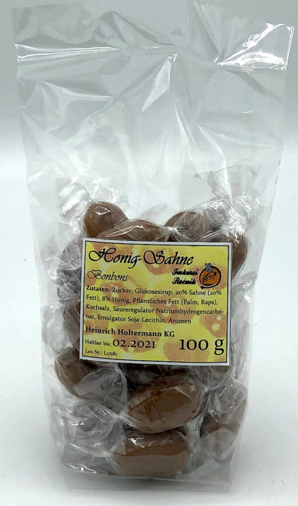 Honig-Sahne-Bonbons 100g – Bild 2