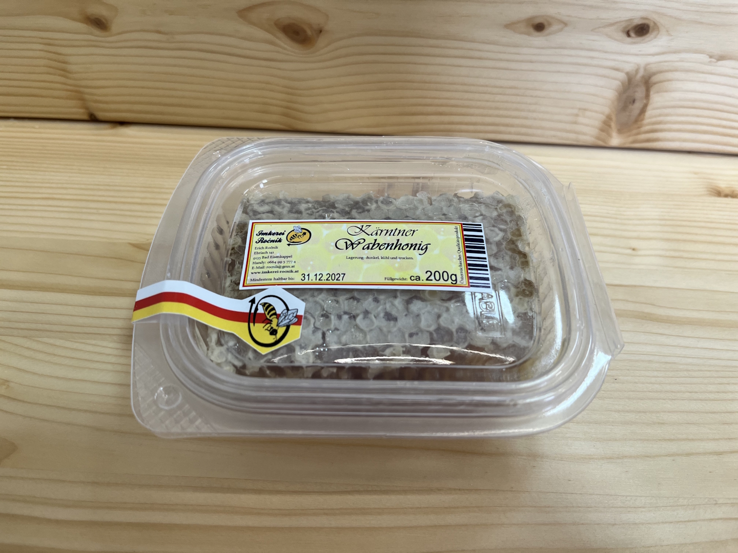 Kärntner Wabenhonig ca. 200g