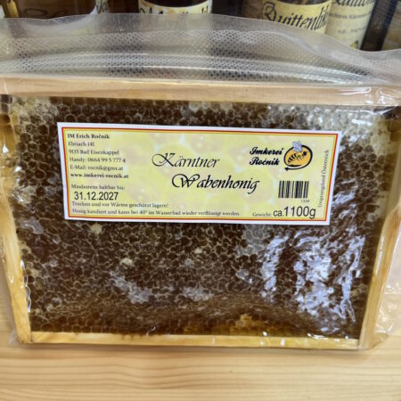 Kärntner Wabenhonig 1 Rähmchen ca. 1100g